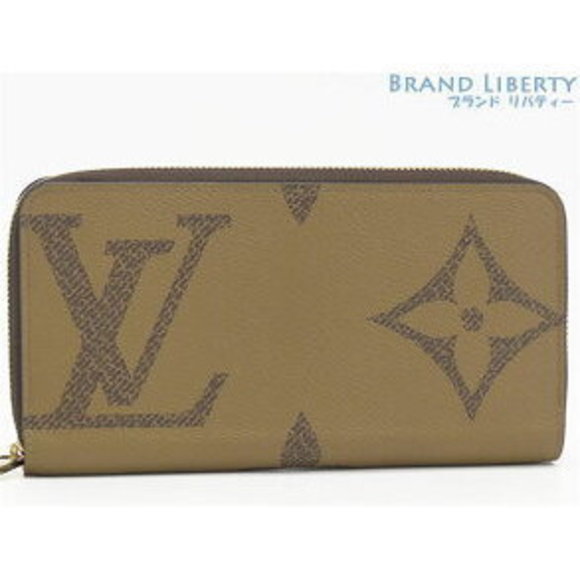 Louis Vuitton Black Zippy Wallet Monogram Reverse Giant - Picture 1 of 9